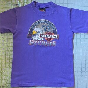 Harley-Davidson Kids Tee in Bold Purple